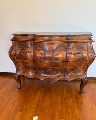 Credenza/comò in legno massello stile classico