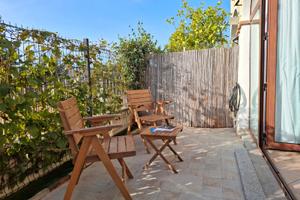 Villasimius 3PLetto, parcheggio e cortile privato