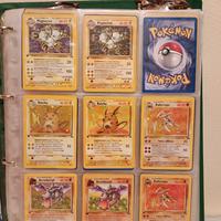 lotto carte Pokemon vintage holo e altro.