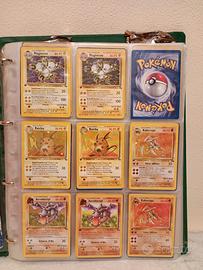 lotto carte Pokemon vintage holo e altro.
