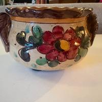 Ciotola fiori in terracotta vintage