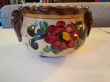 Ciotola fiori in terracotta vintage