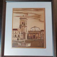 Quadro intarsiato - Piazza Plebiscito - Lanciano