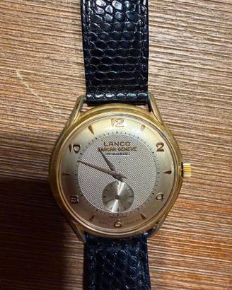 Orologio Lanco Sarcare Geneve anni 60 placcato oro