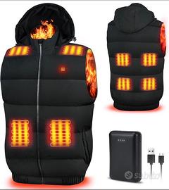 Gilet riscaldato uomo/donna nuovo imballato.