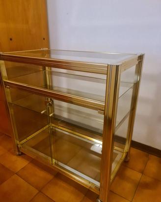 Vetrina Espositiva Vintage Ottone+OMAGGIO Porta TV