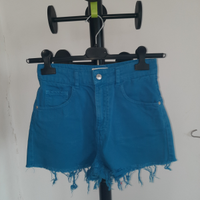 Shorts cotone azzurro