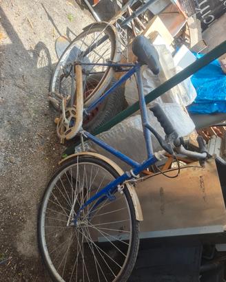 bici uomo blu vintage 28