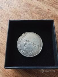moneta argento epoca Mussolini
