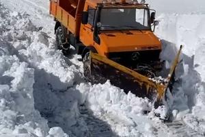MERCEDES DAIMLER BENZ UNIMOG U1700 targa gialla