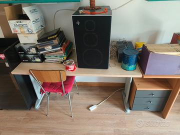 Scrivania Ufficio / Porta PC con Cassettiera 