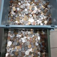 lotto 18 kg monete estere 