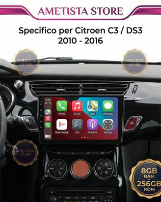 Car Tablet Android Citroen C3 DS3 CarPlay