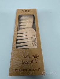 Set Pettini Legno Screen Hair Care