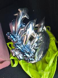 scultura in argento 