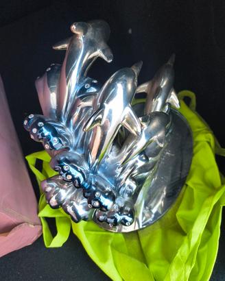 scultura in argento 
