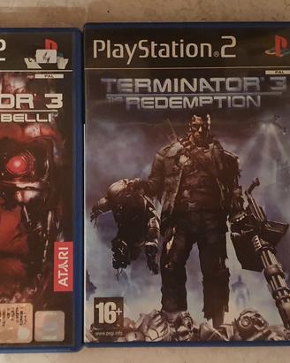 Coppia Terminator 3 PS2 da collezione 