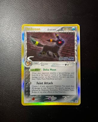 Pokemon Umbreon 17/113 EX Specie Delta Stamped ENG