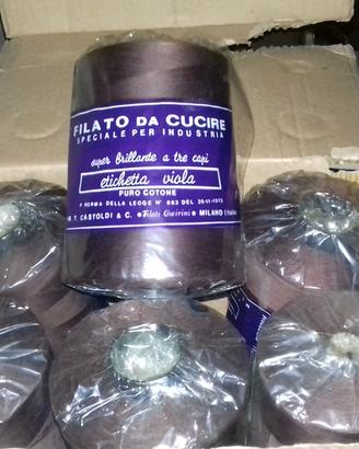 Cotone filato Dieci bobine
