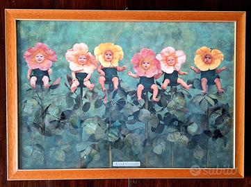 Poster Anne Geddes – Cornice in legno con vetro