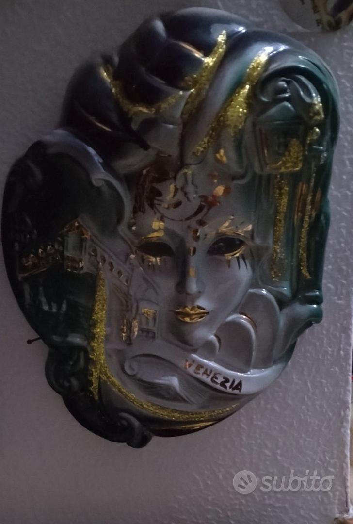 Maschera veneziano in ceramica dipinta a mano - Arredamento e Casalinghi In  vendita a Napoli