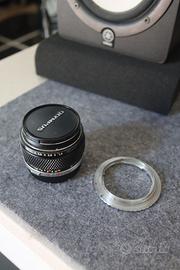 Olympus OM Zuiko 50mm f1.4 + Adattatore Canon EF