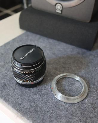 Olympus OM Zuiko 50mm f1.4 + Adattatore Canon EF