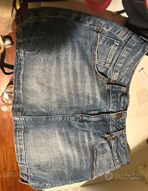minigonna in denim