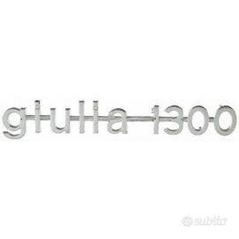 Emblema Targhetta Alfa Romeo Giulia 1300