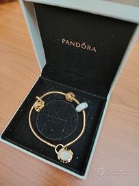 Pandora bracciale placcato oro 14k