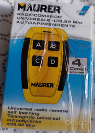 Radiocomando Mauer 433,92 MHz autoapprendente