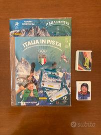 Italia in pista Album piu’ tutte figurine e cards