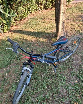 Bicicletta btwin blu