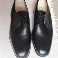 Scarpe AFTI stringate in vacchetta nera taglia 42