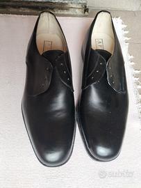 Scarpe AFTI stringate in vacchetta nera taglia 42
