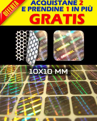 980 sigilli ologrammi di garanzia & sicurezza