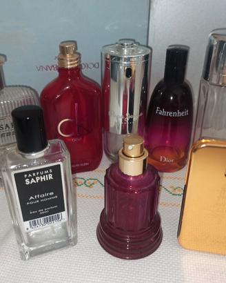 Bottigliette vuote profumo