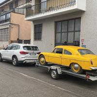 Carrello porta auto mono asse