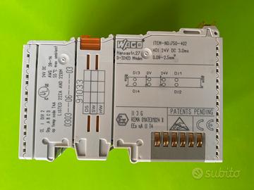 WAGO 750 Modulo Ingr. Digit. 4 Can. 24VDC PLC
