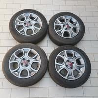 cerchi in lega brunuti originali Fiat panda 15