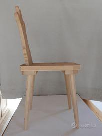Sedie rustiche legno vecchio