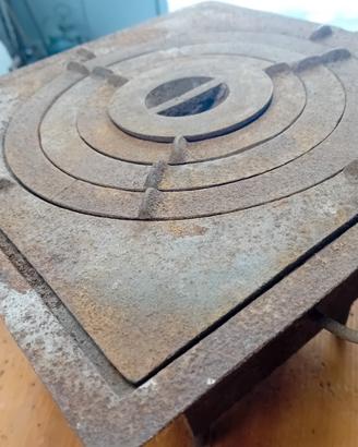 braciere in ghisa antico 