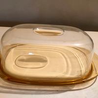 Formaggiera/ Porta Formaggio in Vetro Nuova