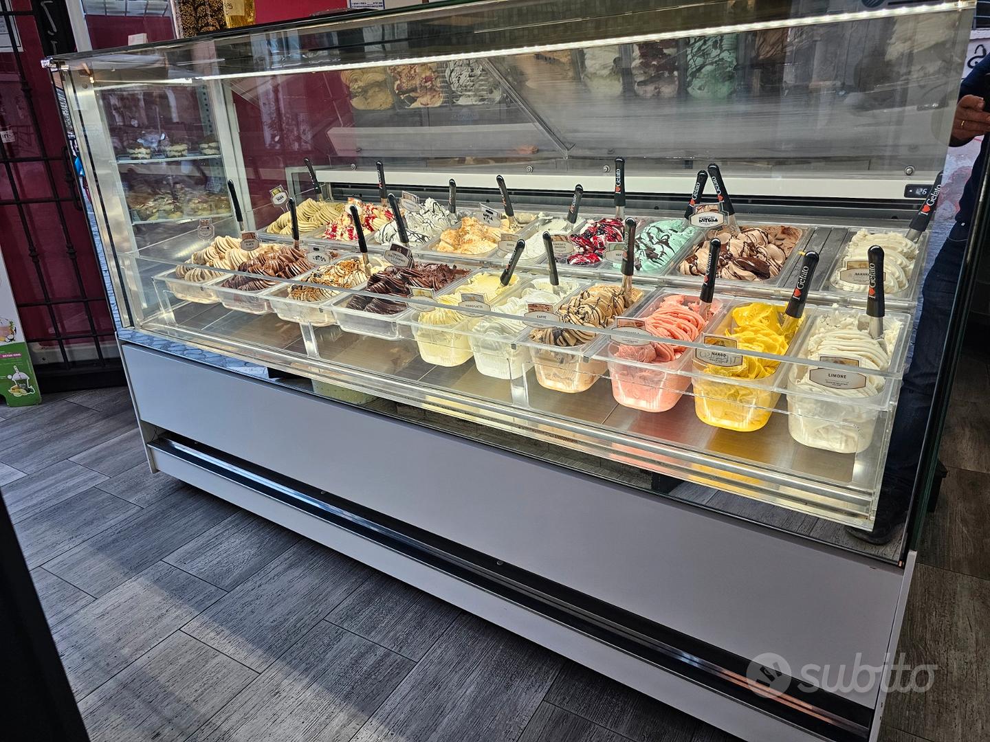 BANCO FRIGO GELATO 18 GUSTI