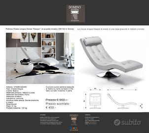 Poltrona Chaise Longue Stones "Sleeper"