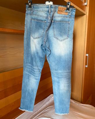 Jeans Cuore Matto fashion girl azzurro schiarito M