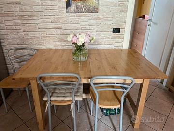 tavolo cucina legno chiaro