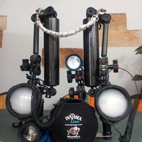 Canon g7x con scafandro e fisheye