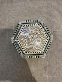 Intarsio scatola madreperla mosaico persiano