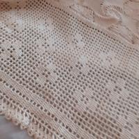 coperta all'uncinetto fatta a mano
